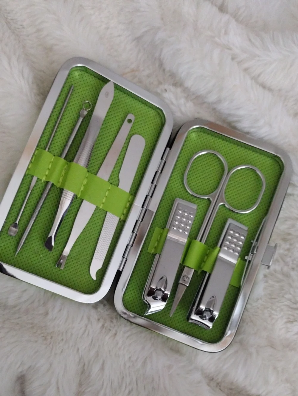 Pink Manicure & Pedicure Grooming Tool Kit